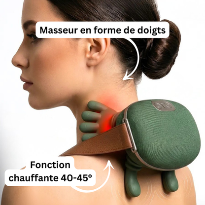 4D Shiatsu Nackenmassagegerät mit Wärmefunktion – Sofortige Tiefenentspannung