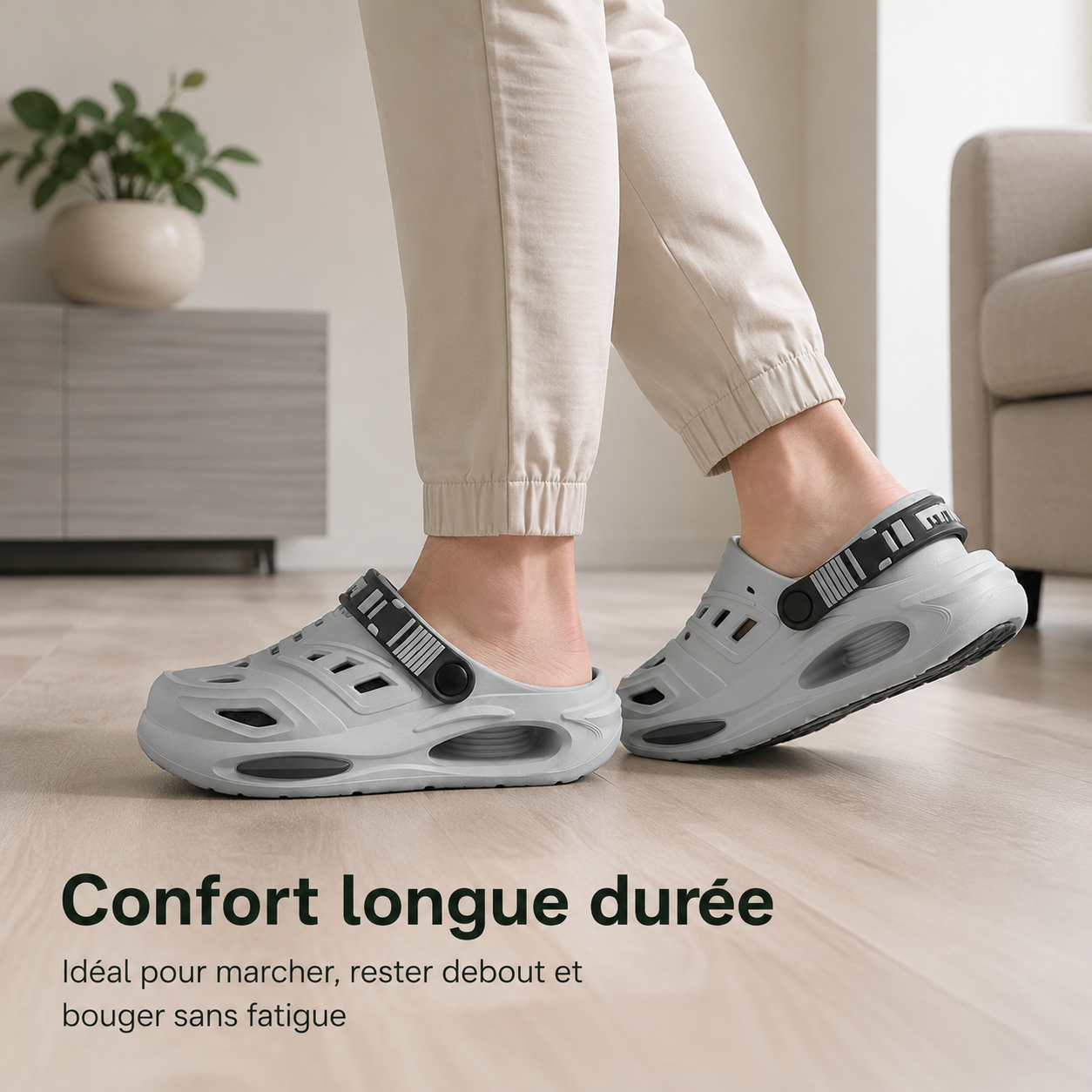 Sabots Confort Marche – soutien de la voûte plantaire
