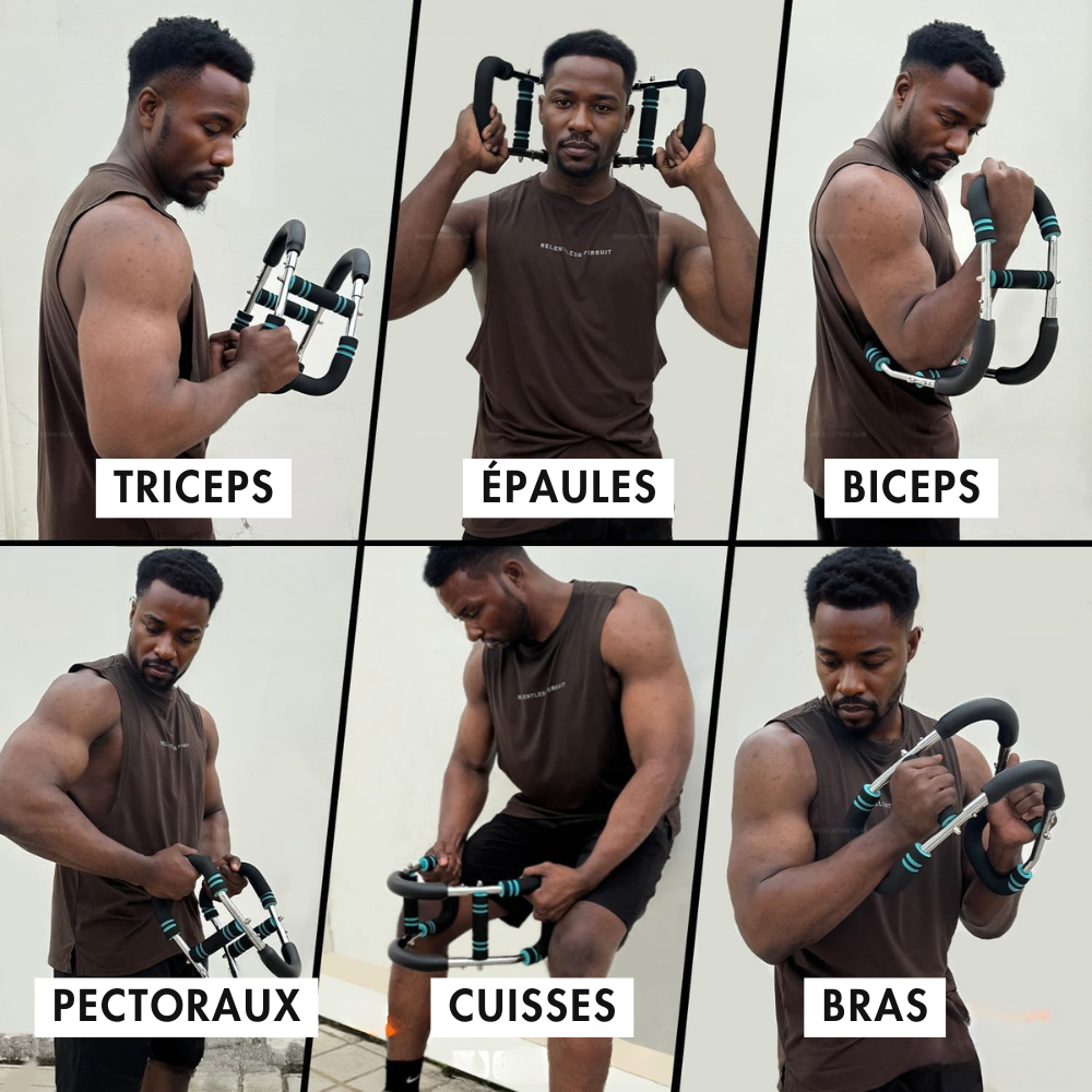 Appareil de musculation multifonctions à résistance réglable