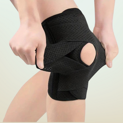 Kniebandage mit seitlichen Stabilisatoren
