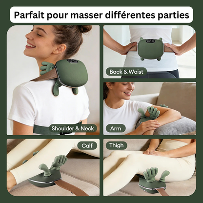 4D Shiatsu Nackenmassagegerät mit Wärmefunktion – Sofortige Tiefenentspannung
