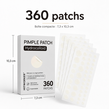 Hydrocolloid Pimple Patches – 360 Pieces