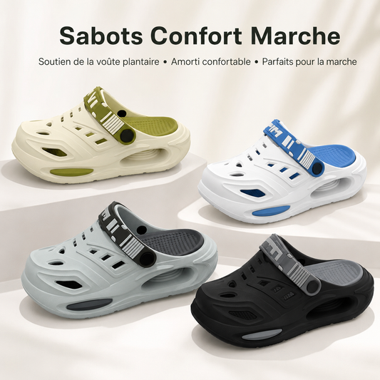 Bequeme Clogs – Fußgewölbestütze
