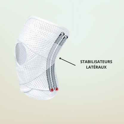 Kniebandage mit seitlichen Stabilisatoren